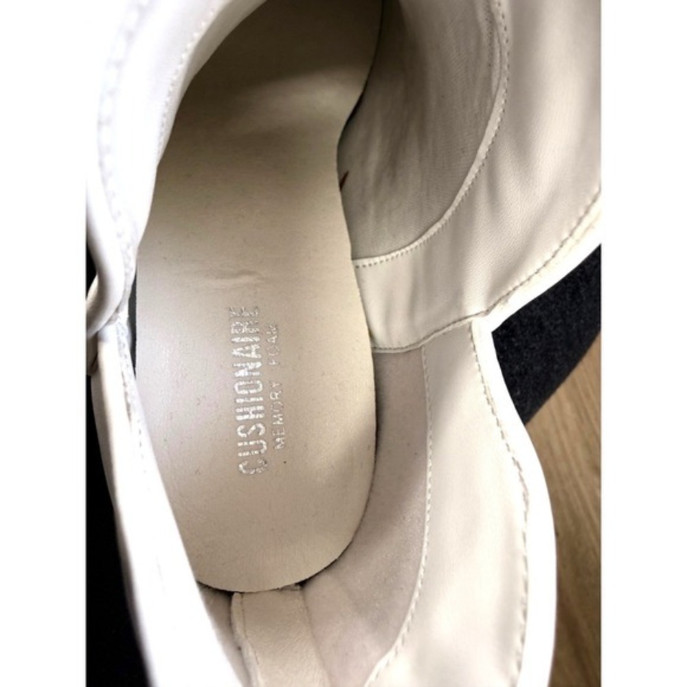 Cushionaire Rodeo White Western Ankle Boots Pointed Toe Memory Foam Size 7M - Picture 8 of 11